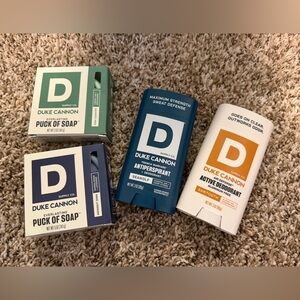 Duke Cannon Men’s Antiperspirant & Deodorant Bundle in Sea Wolf Blue and White